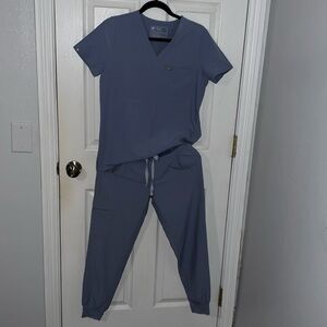 Figs Zamora jogger XS petite, Figs Katarina one pocket scrub top XS